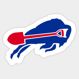 Buffalo shovel Sticker